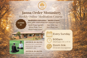 The meditation retreat cost Vietnam: Join free weekly online meditation sessions via Zoom