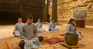 One of the 6 best meditation retreats in Vietnam is held at Tam Chuc Pagoda, Ha Nam