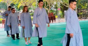 Mindfulness breathing practices for for anxiety during mindful walking