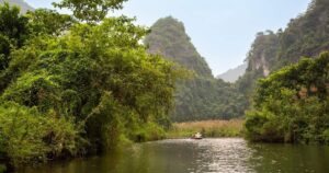 Majestic and tranquil natural surroundings ideal for hosting a mindfulness retreat Ninh Binh Vietnam