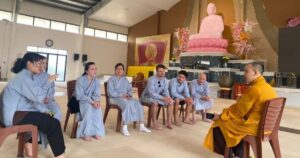 Experiencing Monastic Life or Staying in pagodas, Listening to Dharma Talks, and Learning Buddhist Teachings during Mindfulness Meditation Retreat Vietnam in Spiritual Retreats Vietnam