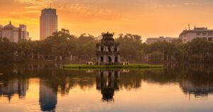 Meditation retreat near Hanoi is held in the capital city of Hanoi.