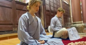 Meditation is the core content of the best meditation retreat near Hanoi.